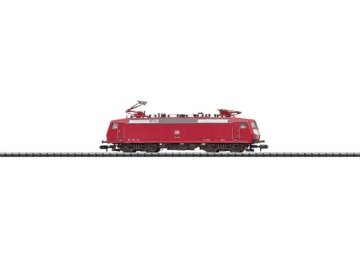 Trix 12599, locomotiva elettrica Gruppo 120.1 della DB in scala N, livrea rosso Orient