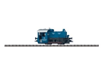 Trix 22138, locomotiva Diesel da manovra Classe Köf II delle Ferrovie Federali Tedesche, scala H0, vista di tre quarti