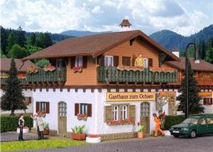 Vollmer 43838, kit del ristorante Ochsen in villetta per plastici in scala H0