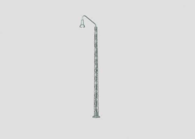 Märklin 72814 – Luce su palo a traliccio, modello in Scala H0, fotografia ufficiale su fondo bianco